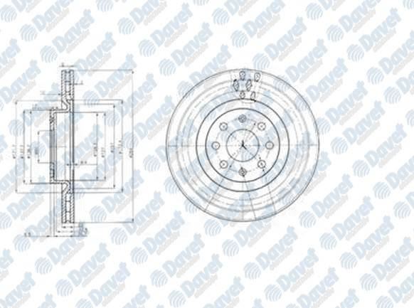 DELPHI BG3944 Fren Diski On (6d 284mm) Corsa D Punto 05-
